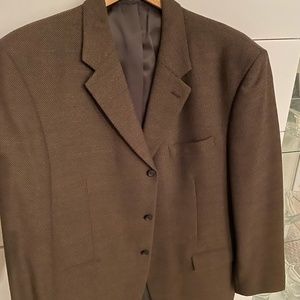 Dark Brown Wool Jones New York Sports Jacket